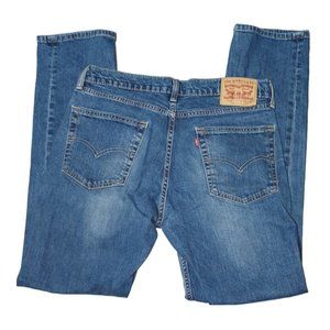 Levis 511 Jeans Mens Size 36 x 32 Tagged, 34 x 31.5 Actual Blue Denim